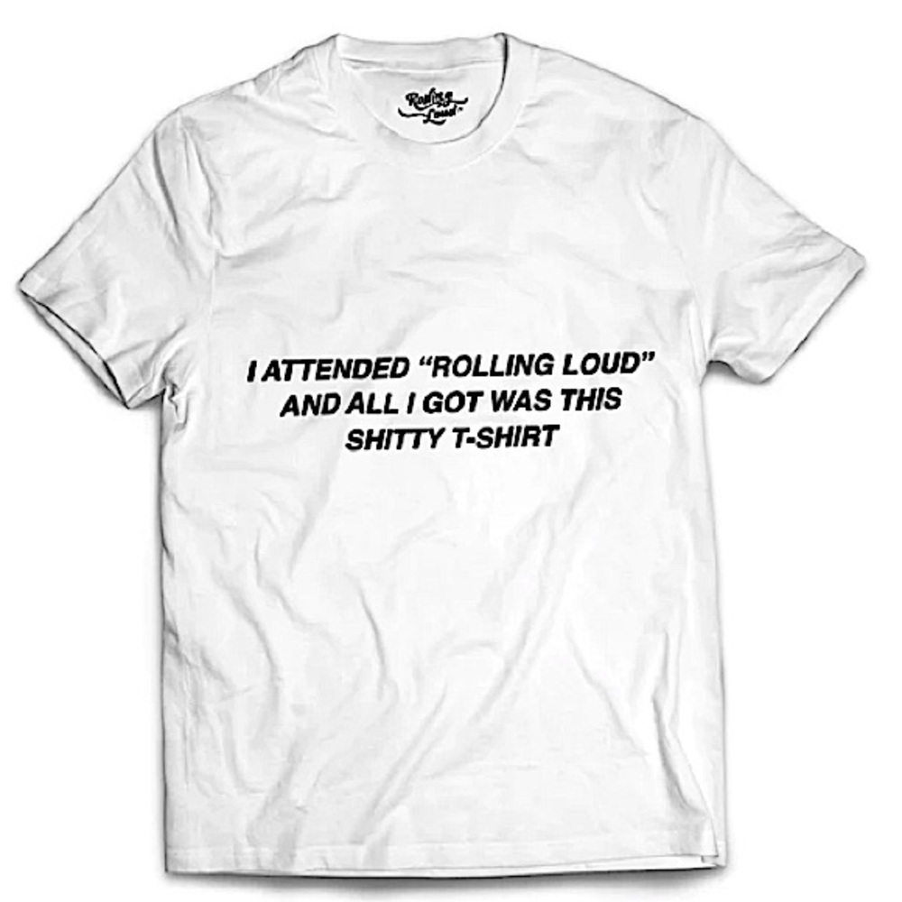 NWT Rolling Loud Miami Censored T-shirt